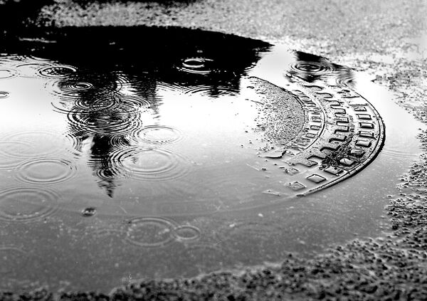 »Regenpfütze« von Gerhard Wettemann (Pl. 19)