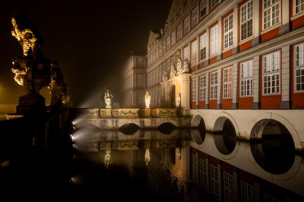 »Schlossgraben WF bei Nacht u Nebel« von Tanja Tilch (Pl. 13)