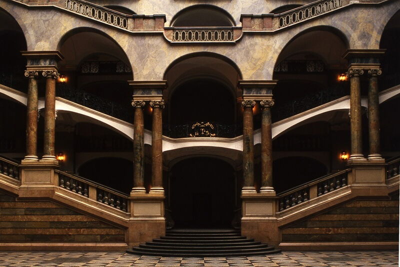 Treppenhaus im Justizpalast München